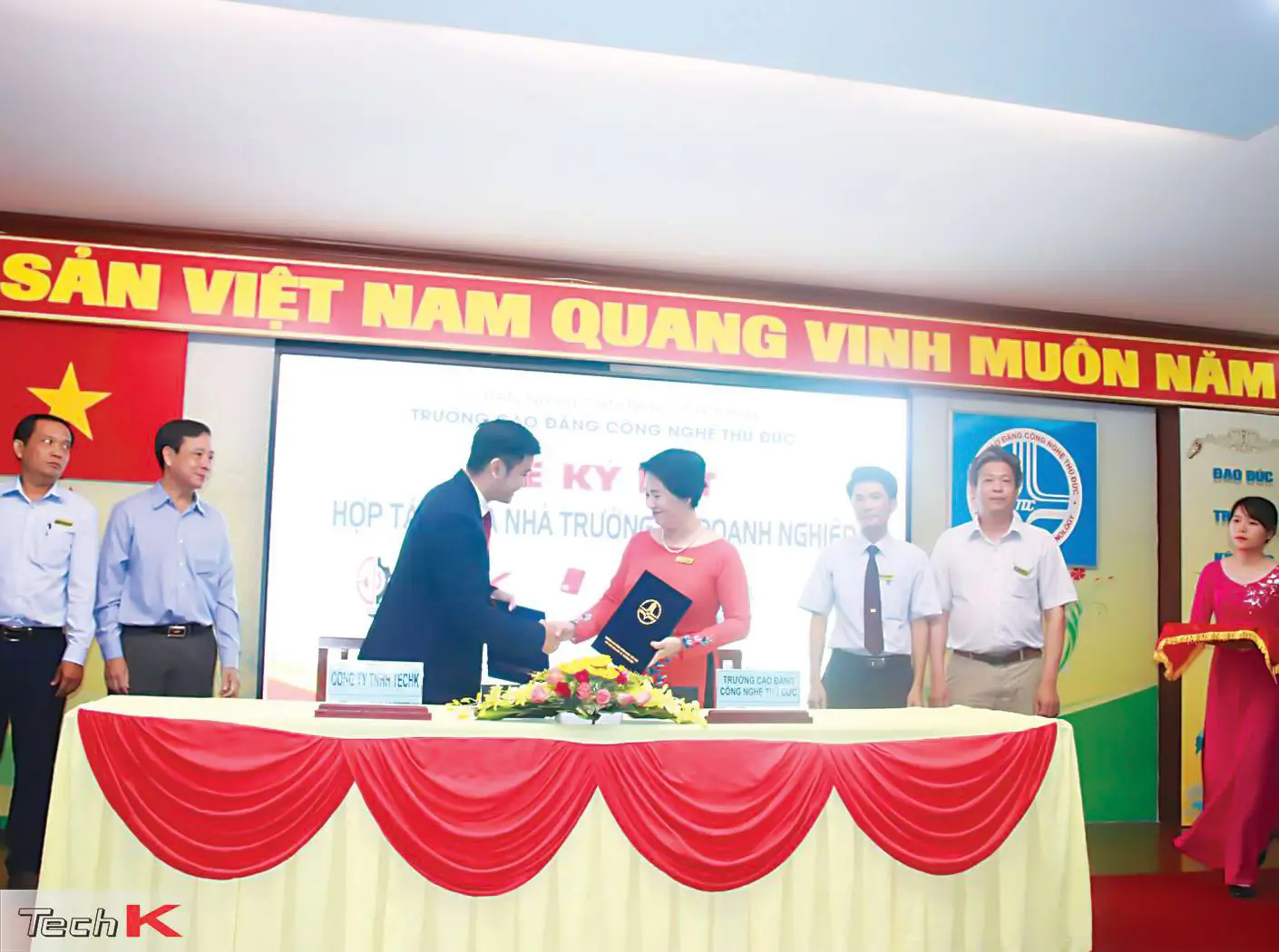 TechK và Trường Cao đẳng Công nghệ Thủ Đức ký kết MOU