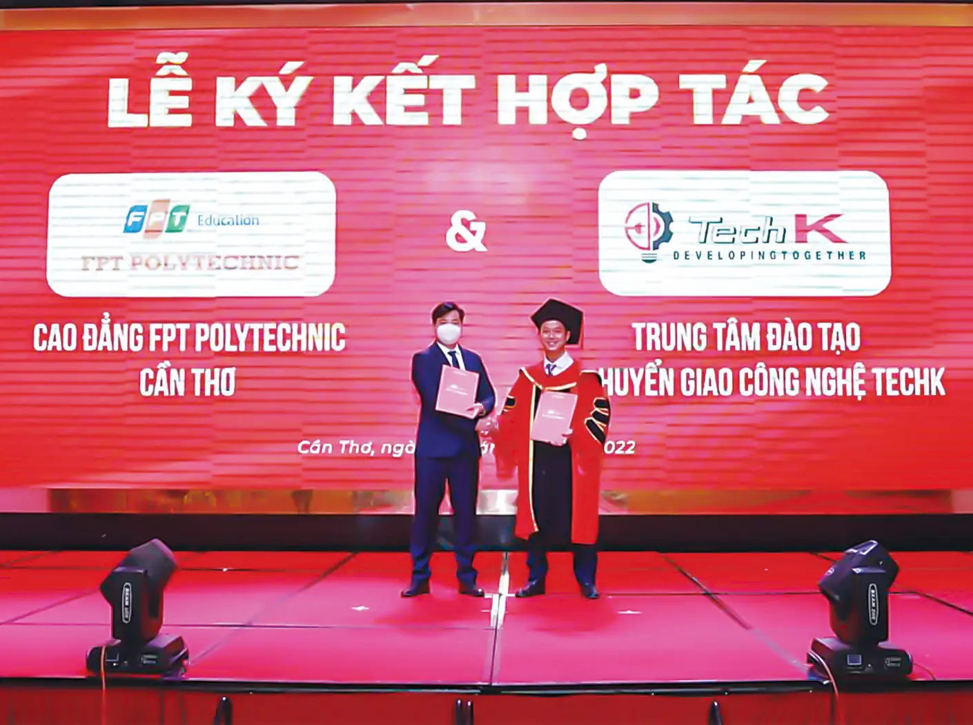 TechK Eduction ký biên bản ghi nhớ hợp tác với Cao đẳng FPT Polytechnic Cần Thơ