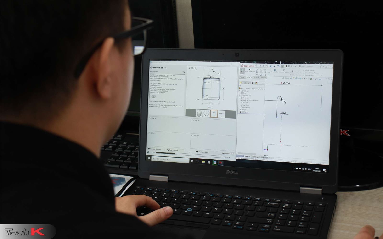 Học viên TechK tham gia kỳ thi chứng chỉ Solidworks quốc tế